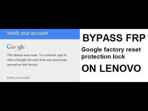 Bypass FRP Google Factory reset protection Lock on lenovo k5,k5 plus Bypass FRP Google Factory reset protection Lock on lenovo k5,k5 plus