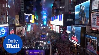 Thousands gather in Times Square to welcome 2019