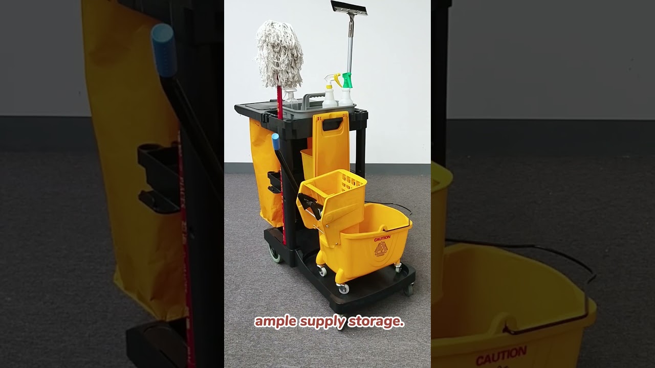 Multifunctional janitorial cart