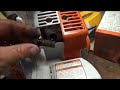 Stihl Fs55R Spark Arrestor - Stihl bg55 running without the spark arrester : I put this on a stihl fs55 trimmer.