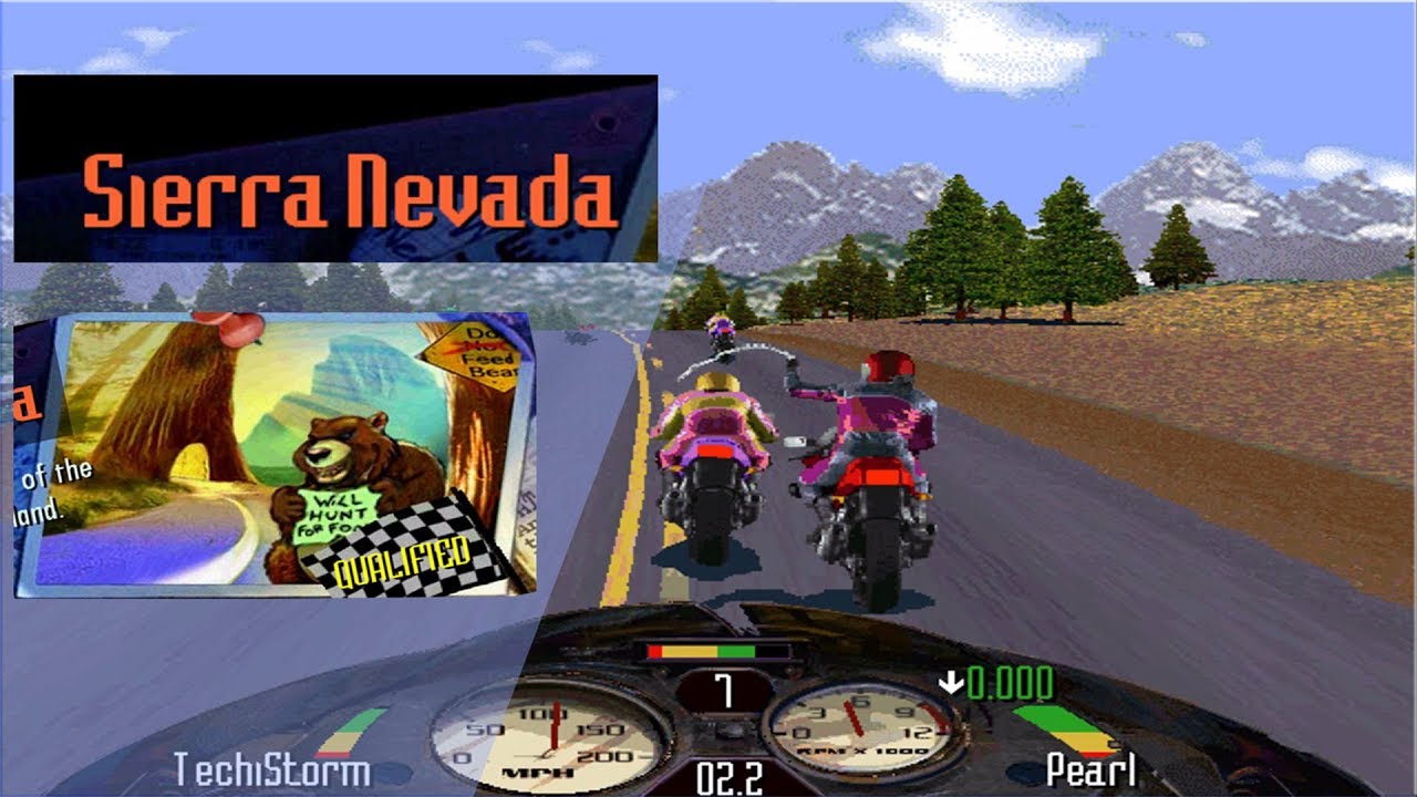 Road Rash Sierra Nevada Pc Game - YouTube