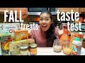 FALL treats Taste test  | Vegan