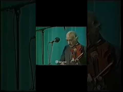 شاهکار ساخت قطعه سامانی استاد صبا با بیان ابر مرد موسیقی ایران استاد علی تجویدی