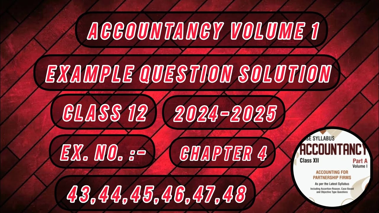 class 12 chapter 4 example question solution from 43 to 48 # ...