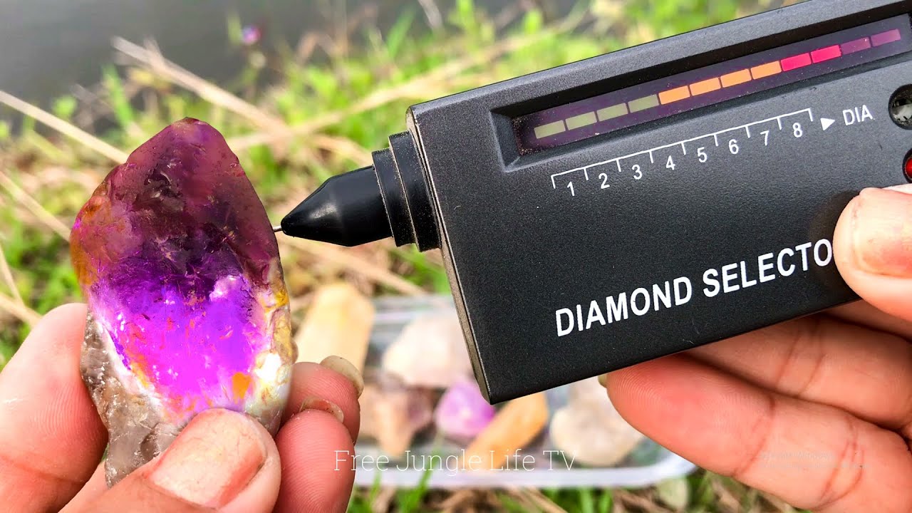 Diamond Selector II, Testing Review With Amethyst Crystal, Quartz Crystals.., YouTube