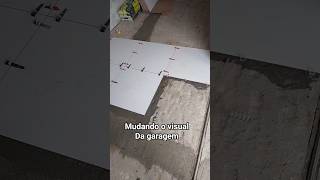 Trocando piso da garagem #banheiro #construçãocivil #reforma #casa #arquitetura #construindoumsonho