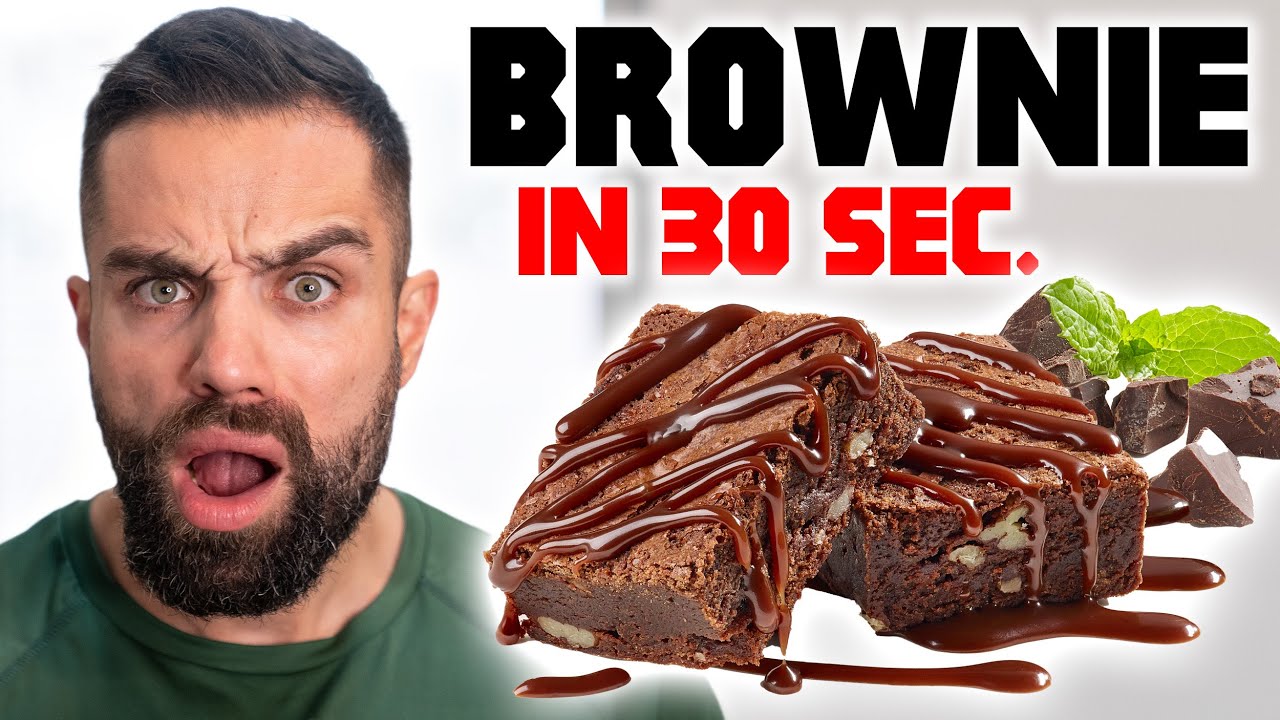 30 Sekunden PROTEIN BROWNIE | Lecker & Top Nährwerte