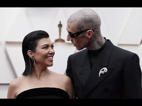 Kourtney Kardashian's due any day, displays baby bump on date with Travis Barker