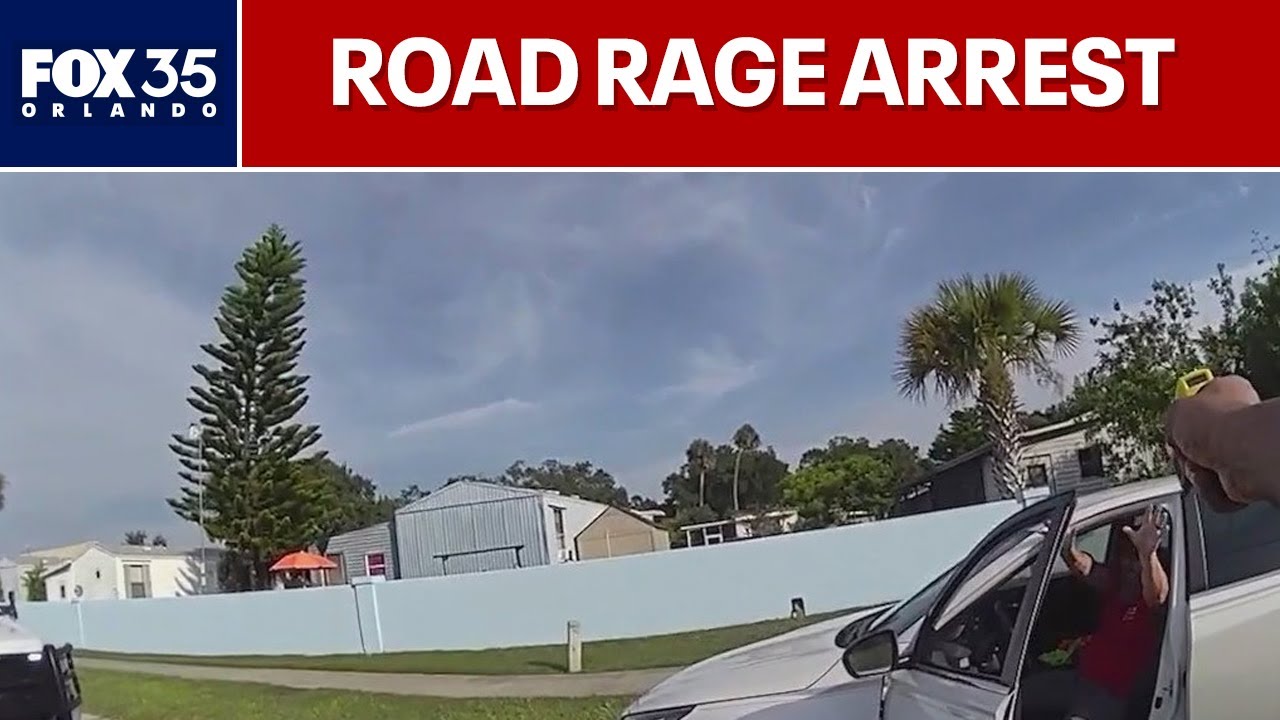 Florida man arrested after alleged road rage incident ends at police station