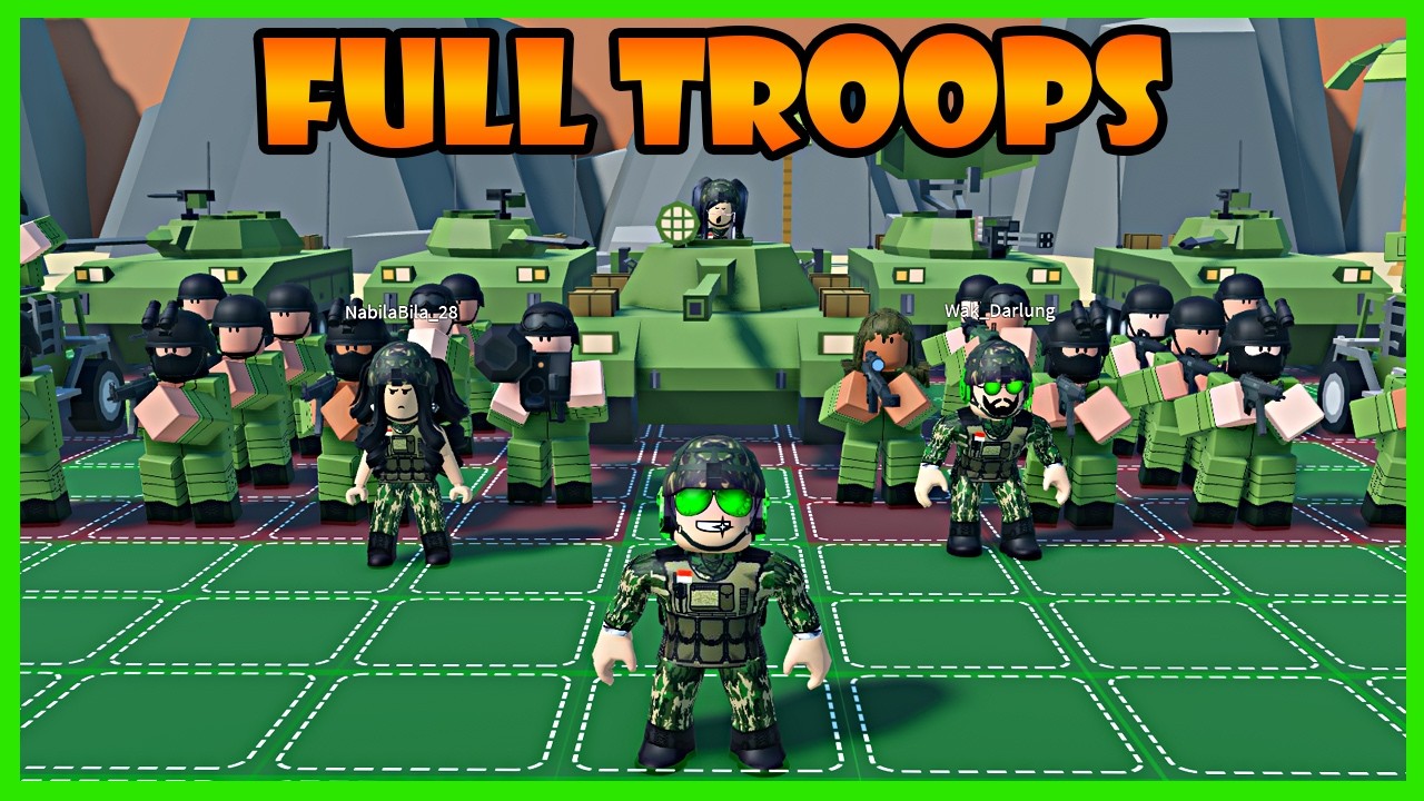 Aku Bentuk Pasukan Tentara Lengkap Untuk Lawan Pasukan Penjahat - Roblox Invade The World