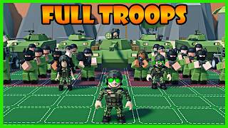 Aku Bentuk Pasukan Tentara Lengkap Untuk Lawan Pasukan Penjahat - Roblox Invade The World