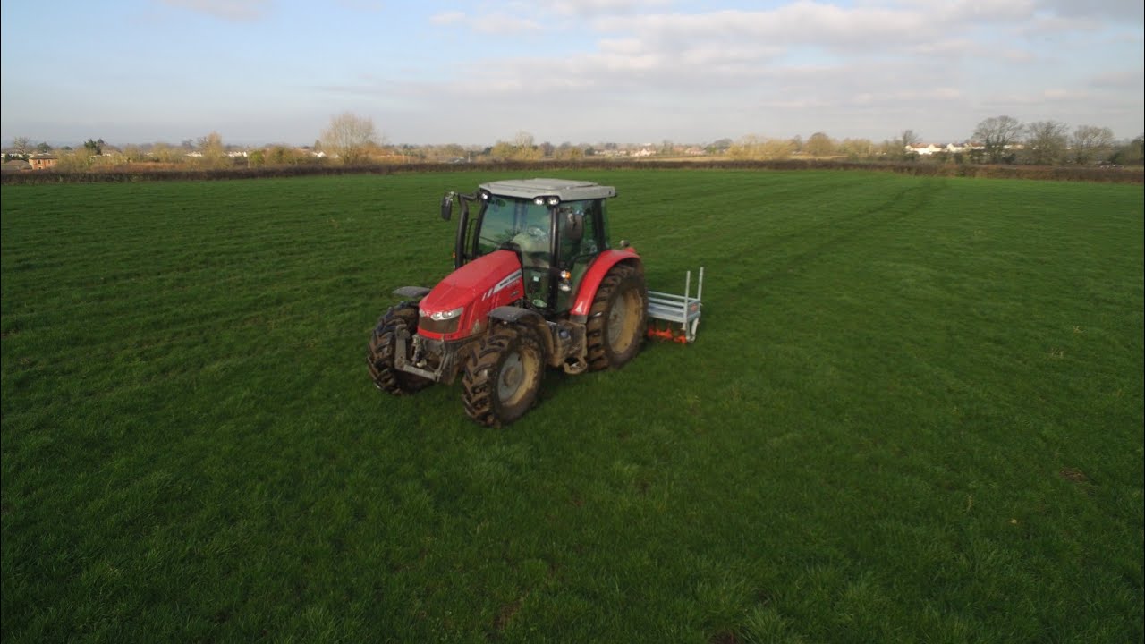 First day of spring grassland slitting update.