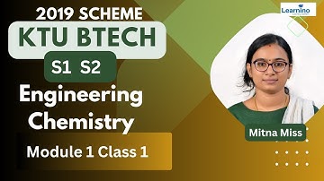 KTU BTECH Engineering Chemistry Module 1 Introduction