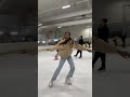 Precious reaction after the spin 😍⛸️