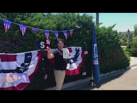 ამერიკის მოქალაქეობის მიღების ცერემონია პანდემიისას