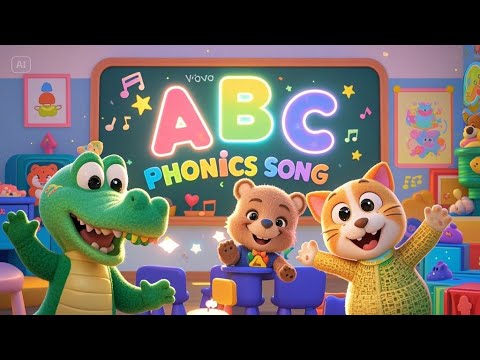 Interactive ABC Phonics Song | Animal Sounds A to Z | 3D Animated ...