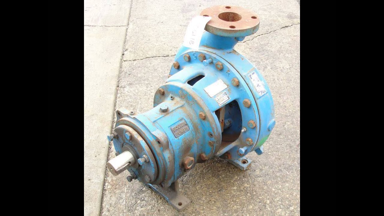 Goulds Pumps Inc ductile iron centrifugal pump YouTube