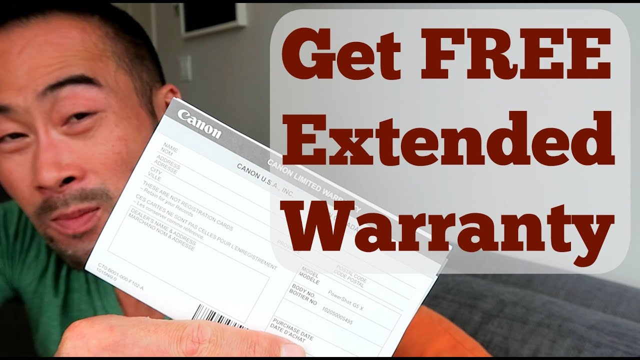 How To Save Money and Get FREE Extended Warranty (Canon G5x G7x and other electronics)