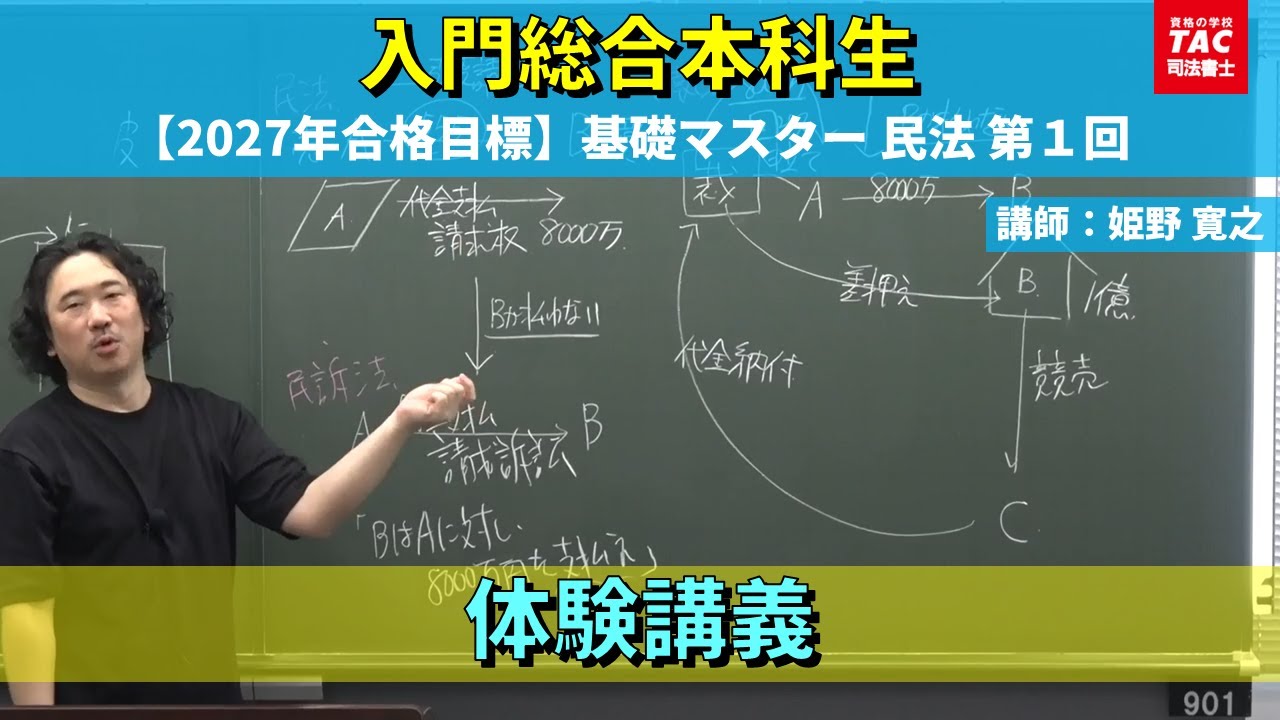 2027年合格目標「1.5年本科生＜入門総合本科生＞」｜1.5年で司法書士