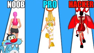 NOOB vs PRO vs HACKER | In Destiny Run | With Oggy And Jack | Rock Indian Gamer | screenshot 1