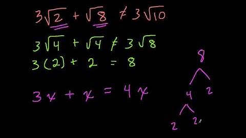 #14 Adding radicals - Integrated Algebra january 2011 #21