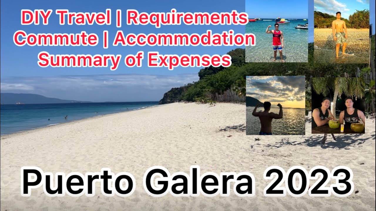 Puerto Galera 2023 DIY Travel Guide Commute Summary of Expenses