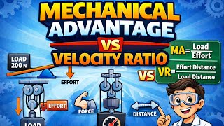 Mechanical Advantage and Velocity Ratio Clearly Explained 