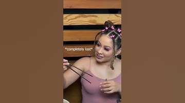 How to Use Chopsticks #howto #mukbang #shorts