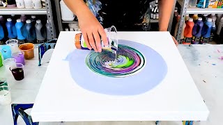 I Did NOT Expect This To Work But it DID! - Purple Satin-Enamel Straight Pour