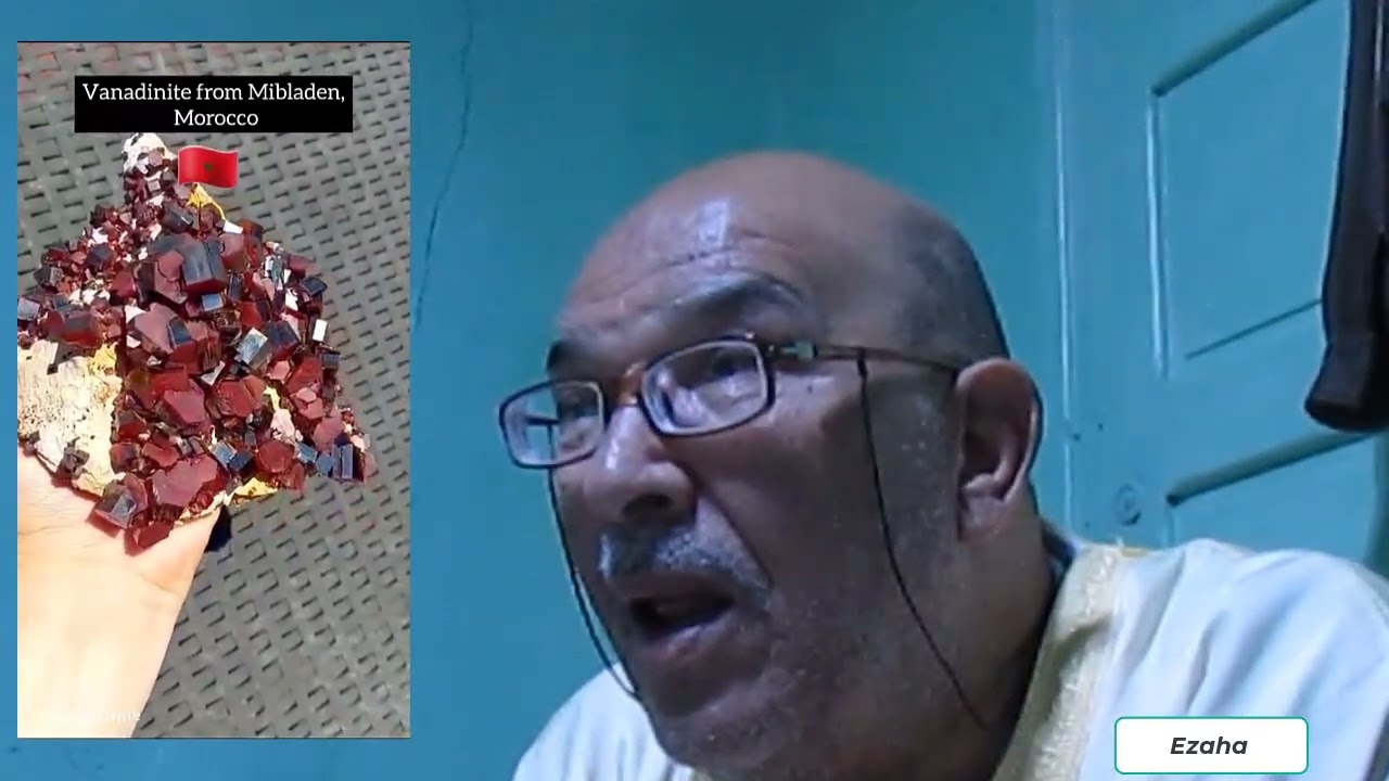 la decouverte de la vananadinite  à MIBLADEN /écrit par DR BOUZIANE HASSAN