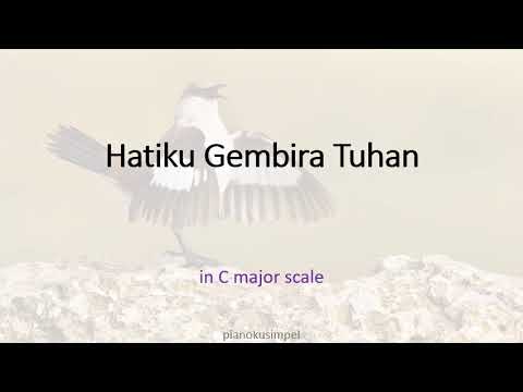 Hatiku Gembira Tuhan / in Cmajor