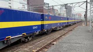 【統一コンテナはいいぞ】EF210-169+西濃運輸コンテナ(カンガルーライナー）【2059レ】【名古屋駅】
