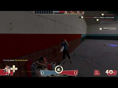 Blu Scout gets Gunned down while Red Medic gets up from his chair #tf2 #gaming 