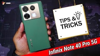 Infinix Note 40 Pro 5G Tips &amp; Tricks | Hiden Features of Infinix Note 40 Pro Series Smartphones
