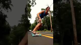 Longboard Surfing Vibes - Derringer #shorts  #skateboarding