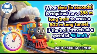 Time Speed Distance Tricks: Train Crossing Tunnel Problems | SSC exams | Study with Aliv #viral