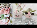 COMO HACER MINI MACETAS EN PORCELANA FRÍA |Tiny plantpot| DIY