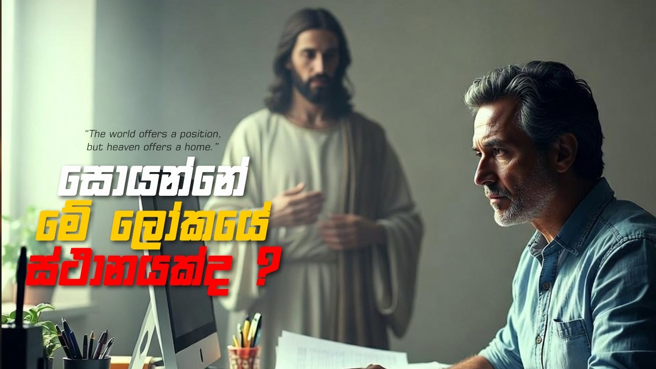 සොයන්නේ මේ ලෝකයේ ස්ථානයක්ද...