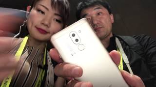 【CES2017】デュアルカメラを搭載したファーウェイの大容量バッテリースマホ『Honor 6X』を動画で解説｜あやのと博士のモバイル最前線 002
