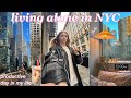 LIVING ALONE IN NYC 🎀 productive day in my life, spring morning routine, &amp; saving a half-wasted day!
