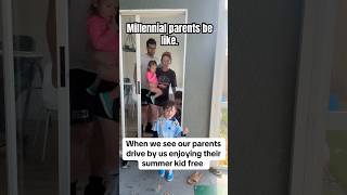 Millennial parenting is a bit different. #parenting #parents #shorts