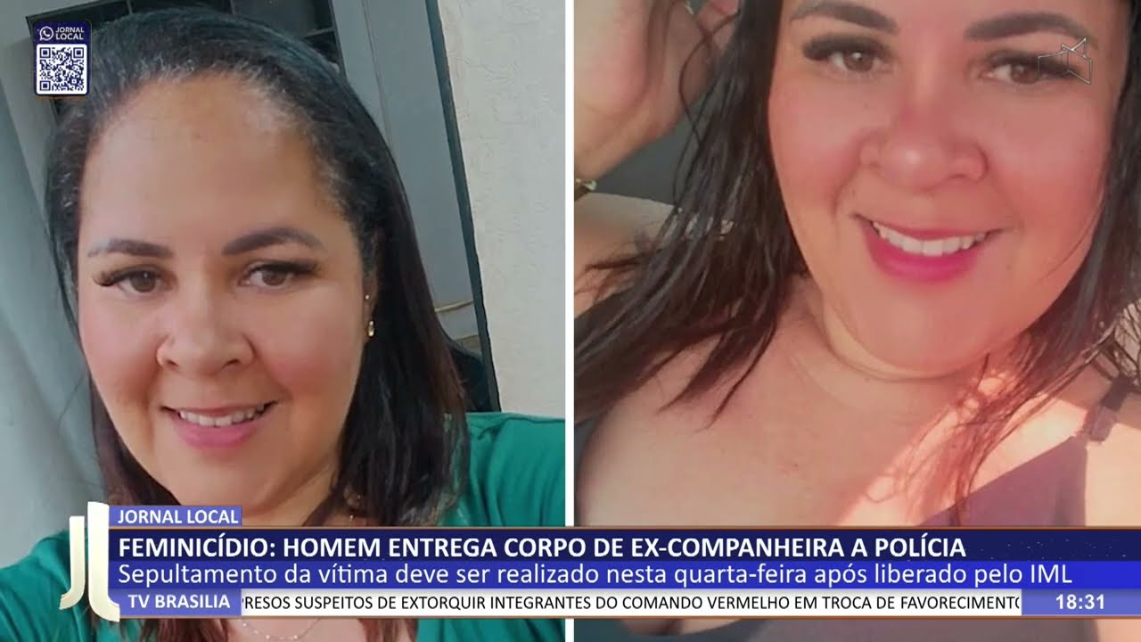 JL - Feminicídio: homem entrega corpo de ex-companheira a polícia