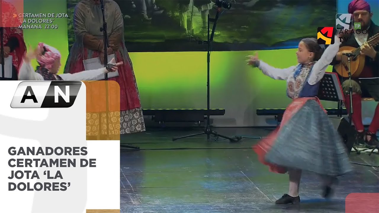 Valeria y Gonzalo, I premio en la categoría Baile Infantil del Certamen de Jota La dolores