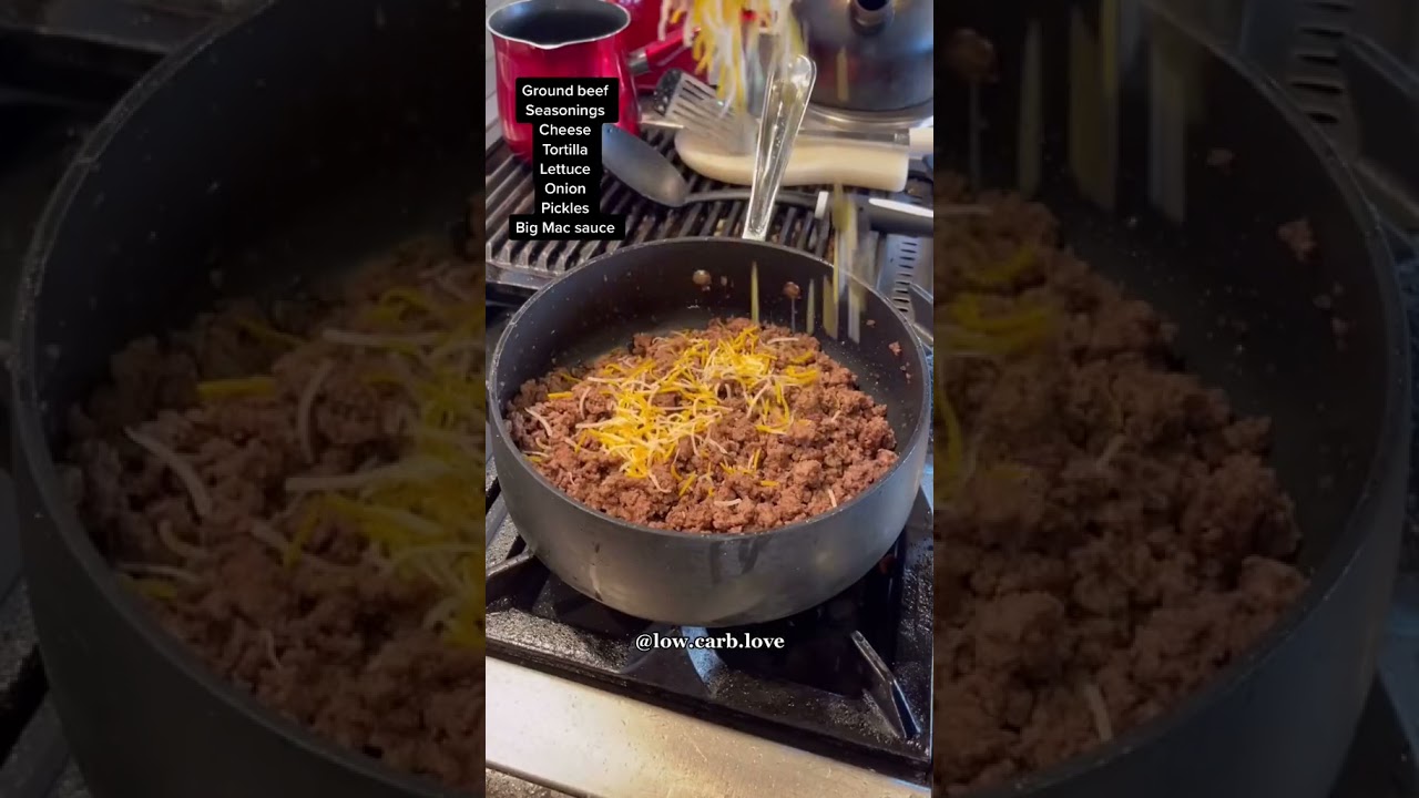 🌮 КЕТО-ТАКО БИГ-МАК! Рецепт низкоуглеводного салата с тако 