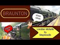 Braunton 34046 steam dreams rail charter london victoria to weymouth stopping for water on route