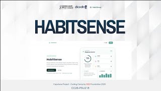 [Demo HabitSense |CC26-PSU218| Capstone Project Coding Camp by DBS Foundation 2026]