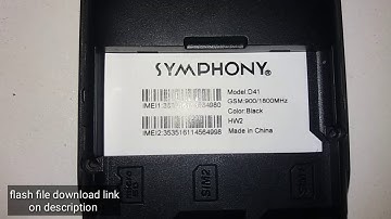 symphony d41 flash file