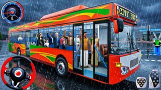 Новый симулятор автобуса 2026 | Вождение автобуса и посадка/высадка пассажиров | Лучшие игры про ... screenshot 5