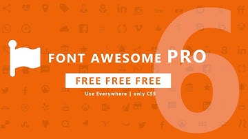 Use Font awesome 6 PRO | 100% Free Free Free