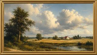 Luxury TV Screen in scenic view Classical Painting Frame Elegant TV Wallpaper screenshot 1